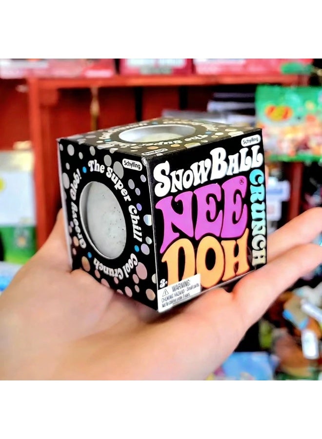 Needoh SnowBall Nee Doh - Stress-Relieving Squeezable Ball, a Sensory De-stressing Toy for Children and Adults - Image 4