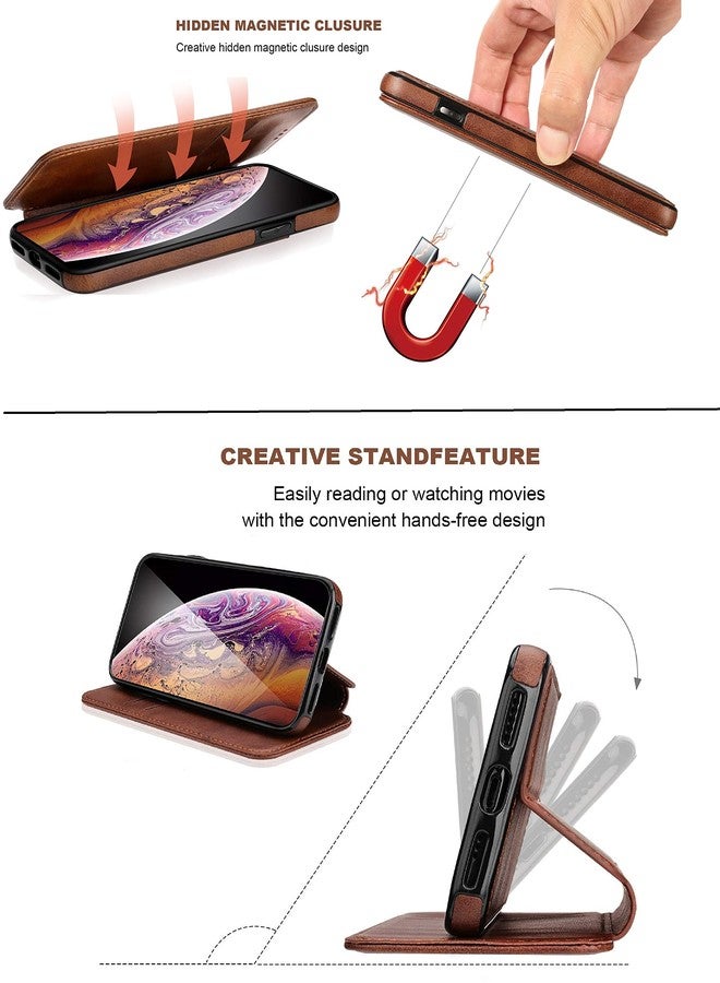 Realtech PU Leather Magnetic Premium Flip Cover with Card Slot Compatible with Vivo V40 5G / Vivo V40 Pro 5G / T3 Ultra 5G - Black - Image 3