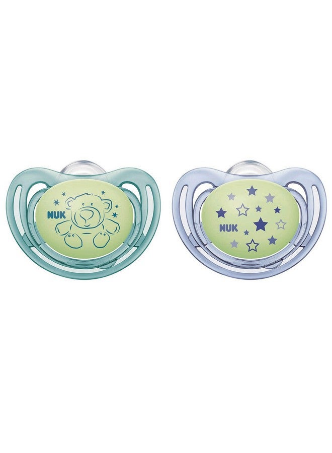 NUK Airflow Glowinthedark Pacifiers Baby Boys 06 Months 2 Pack 0.09 Pounds - Image 2