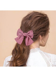 Cinaci Cinaci 15 Pieces 18cm/7" Big Oversized Silky Satin Hair Bows for Women, Large Bow Automatic Spring Hair Clips French Barrettes Accessories for Women Girls Teens Kids  - Image 3