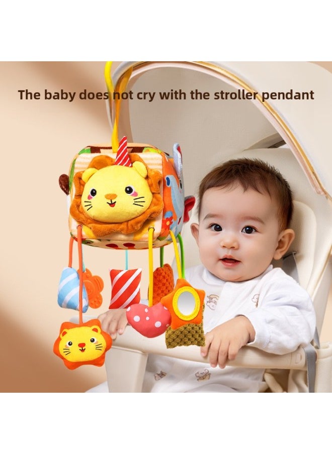 Generic - Crib Rattle Hanging Bedside Wind Bell Baby Cart Hanging Bed Bell Car Toy Bed Cradle Pendant-Color:Upgraded Version: Paper Bed Bell [12-in-1 Style] Comes With A Hook - Image 1