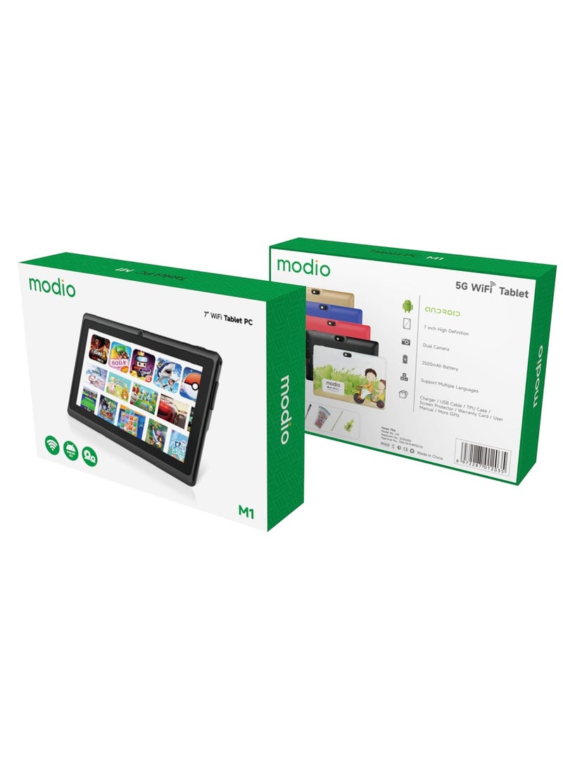 modio M1 Tablet For Kids Boys Dual Camera 7 Inch Display 4GB RAM 64GB ROM (Gold) - Image 4