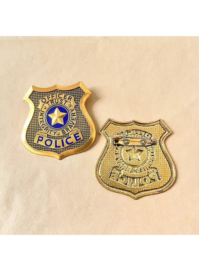 Police Cosplay Props,Sheriff Badge， Cop Badge Pin ，Gift for Police Cosplayers, 2.28 in, Metal, no gems - Image 5