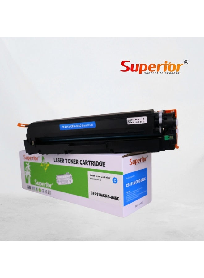 SOS Superior Superior CF411A Cyan Compatible Toner Cartridge – With Chip - Image 2