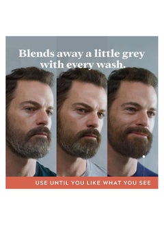 Just For Men Just for Men Control GX Grey Reducing Beard Wash Shampoo, Gradually Colors Mustache and Beard, Leaves Facial Hair Softer and Fuller, 4 Fl Oz - Pack of 1  - Image 3