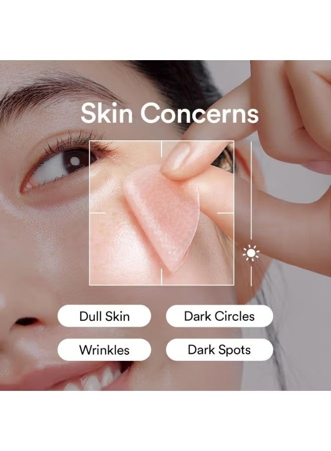 abib PDRN Retinal Eye Patch Glow jelly 60 Patches, Korean Under Eye Patches for Puffy Eyes and Dark Circles, Anti-Wrinkle, Collagen, Caffeine, Niacinamide - Image 5