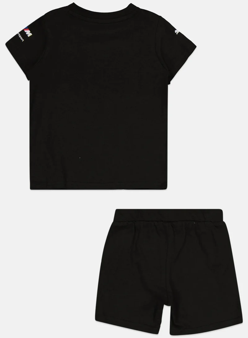 BMW Motorsport  BMW Motorsport Toddlers Boy Graphic Print Tee And Shorts Set  | Best Price UAE