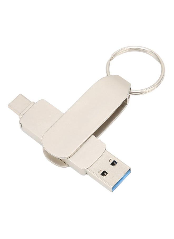 Thoraya usb3.0 + tpye-C mobile phone computer dual-use USB flash drive with keychain 2 in 1 OTG USB3.0 to USB C drive USB3.0 flash memory stick high speed flash drive thumb drive for Windows/Mac, Type C smartphones, tablets 16GB  - Image 4