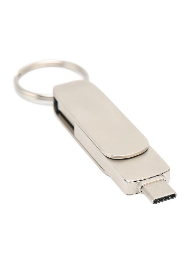 Thoraya usb3.0 + tpye-C mobile phone computer dual-use USB flash drive with keychain 2 in 1 OTG USB3.0 to USB C drive USB3.0 flash memory stick high speed flash drive thumb drive for Windows/Mac, Type C smartphones, tablets 16GB  - Image 3