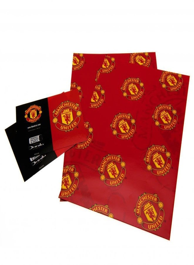 Manchester United FC Gift Wrap with Tags - Image 1