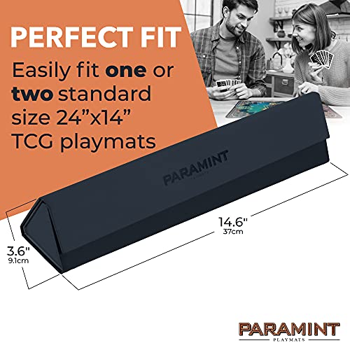 Paramint MatShield XL, Durable Playmat Case - Compatible with Magic The Gathering, MTG Play Mat Tube - MTG Accessories - Premium Leatherette with Fabric Interior, Magnet Snap Closure - Image 3