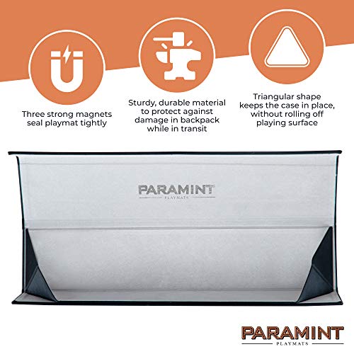 Paramint MatShield XL, Durable Playmat Case - Compatible with Magic The Gathering, MTG Play Mat Tube - MTG Accessories - Premium Leatherette with Fabric Interior, Magnet Snap Closure - Image 4