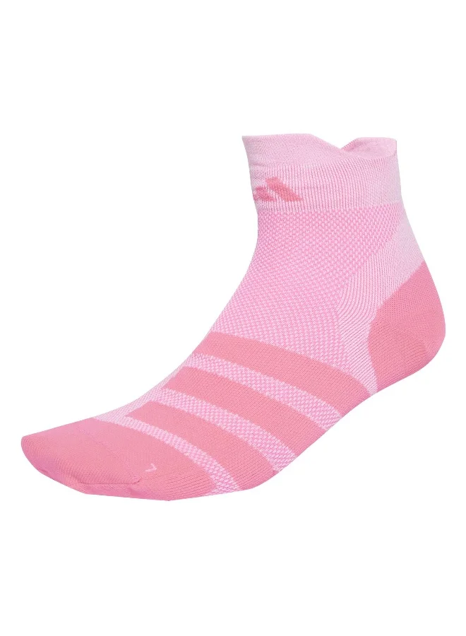 Adidas Adidas Runxadizerosock U White Running Socks For Men & Women