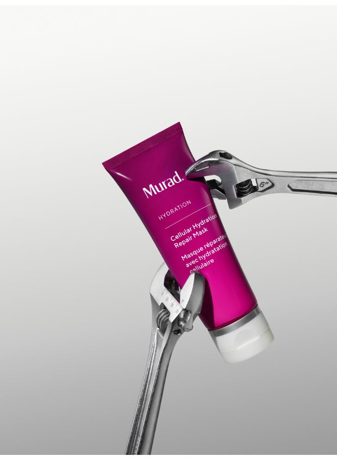 Murad قناع مراد لإصلاح الترطيب الخلوي 80 مل - استعادة ليلية للحواجز التالفة، الببتيدات والتوت البري، قناع مغذي لتخفيف الجفاف الشديد 80 مل - Image 3