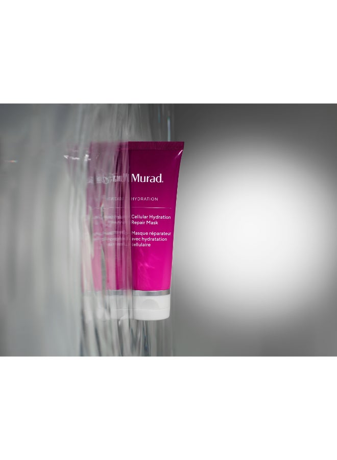 Murad قناع مراد لإصلاح الترطيب الخلوي 80 مل - استعادة ليلية للحواجز التالفة، الببتيدات والتوت البري، قناع مغذي لتخفيف الجفاف الشديد 80 مل - Image 4