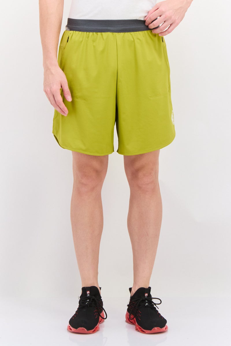 Adidas Men Sportswear Fit  7 Inseam Training Shorts, Green - Image 1