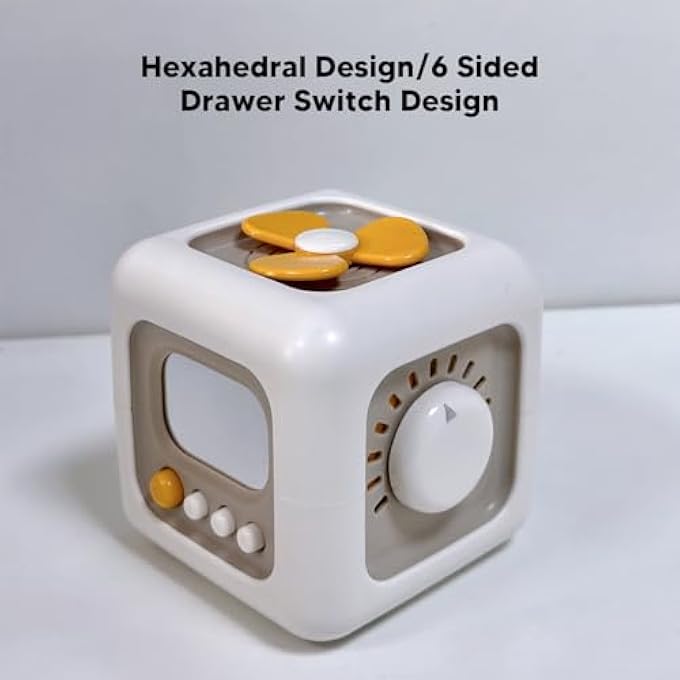 gernie Hexahedral Busy, Reducing Stress Early Education Toy for Kid Adult, Rotation Drawer Switch Push, Fine Motor Skills Development, Stocking Stuffers - Image 4