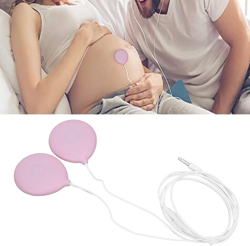 Mrisata Baby Bump Headphones Prenatal Belly Speakers for Women During Pregnancy Safely Play Music Sounds and Voices to Your Baby in The Womb Prenatal Belly Speaker - Image 1