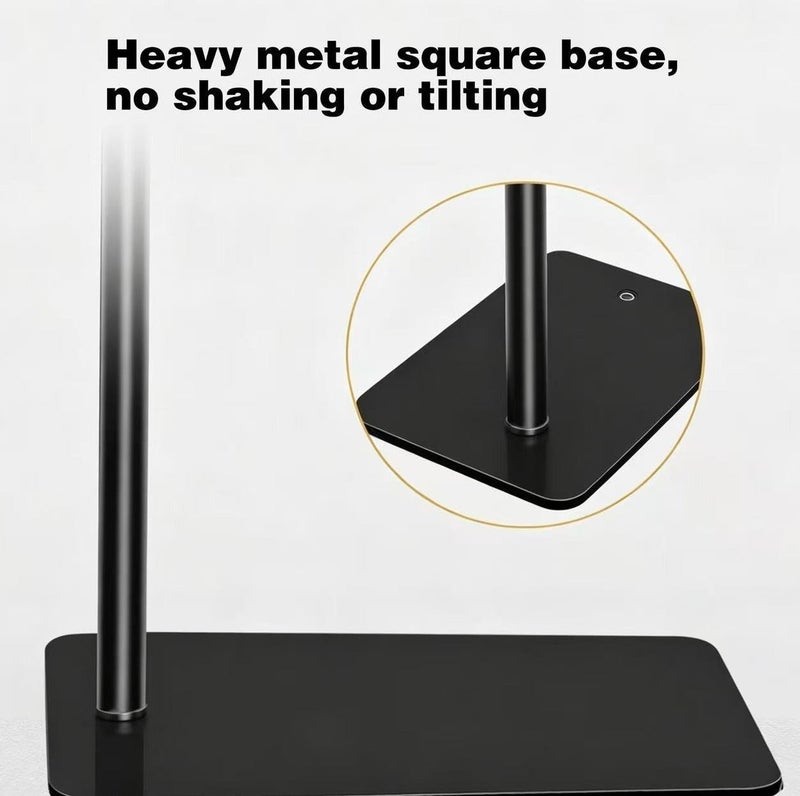YZMA GLOBAL Flexible 360° Rotating Tablet Floor Holder Stable Heavy Duty Base Adjustable Stand for iPad ,Mobile Phone,Game Console - Image 3