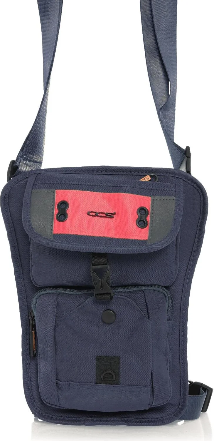 S-Invalid Brand Name Leg Bag 31281-NAVY 0011