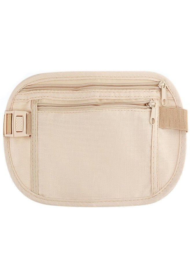 VAJIN,Travel Money Belt Hidden Waist Bag RFID Blocking Wallet | Anti-Theft Passport Holder Waist Pouch | Slim Secure Concealed Travel Accessory for Men & Women - Image 1