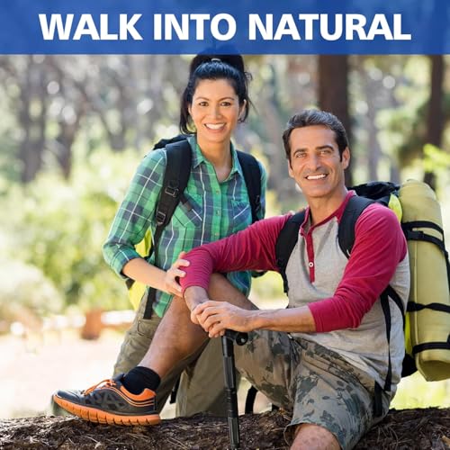 aiGear Tactical Stick Hiking Walking Staff - Trekking Poles Outdoor Tactical Staff Adjustable Hiking Stick for Survival Camping Hiking - Image 4