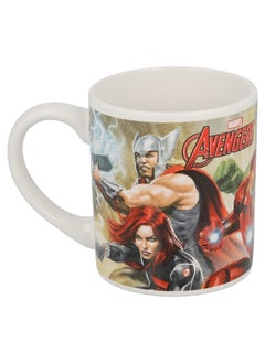 STOR Marvel Mug Ceramic Avenger Dust 240Ml With Handle| Set Of 1 Pcs Tea/Coffee Round Shape| Microwave & Dishwasher Safe, Freezer Safe | Ideal For Daily Use Coffee, Tea, Color Multicolor