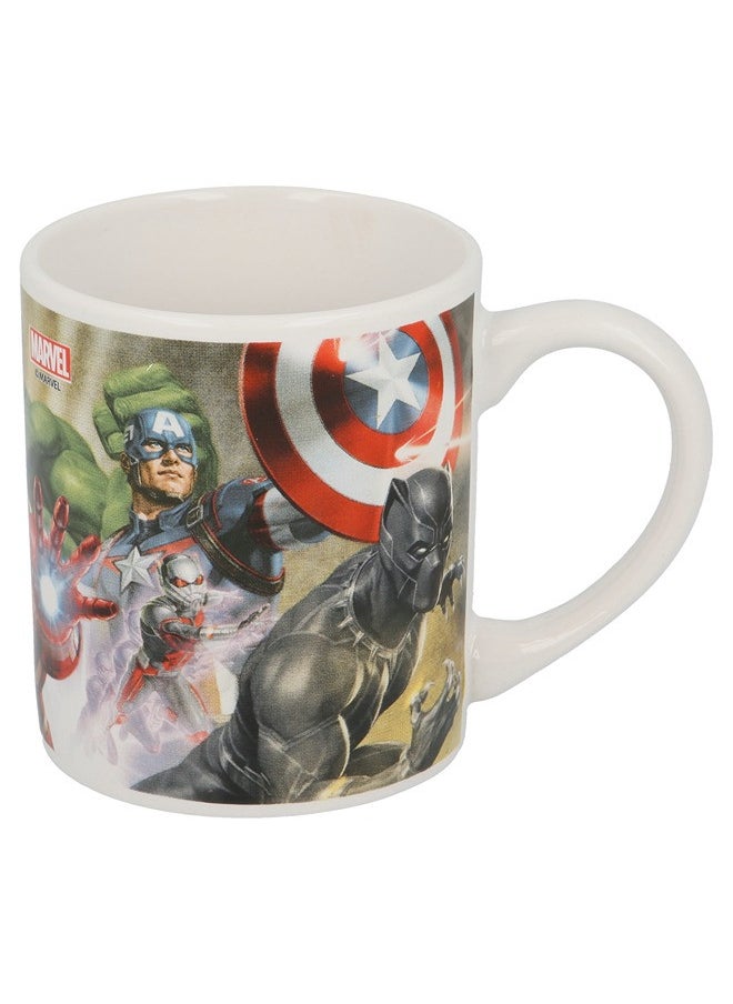 STOR - STOR Marvel Mug Ceramic Avenger Dust 240Ml With Handle| Set Of 1 Pcs Tea/Coffee Round Shape| Microwave & Dishwasher Safe, Freezer Safe | Ideal For Daily Use Coffee, Tea, Color Multicolor - Image 1