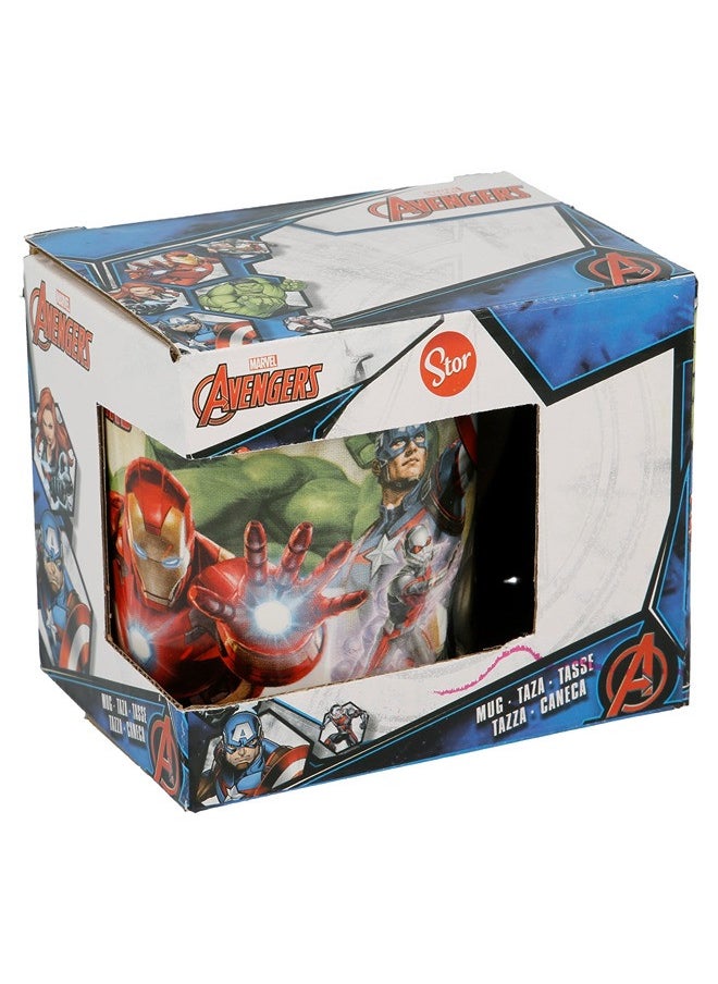 STOR - STOR Marvel Mug Ceramic Avenger Dust 240Ml With Handle| Set Of 1 Pcs Tea/Coffee Round Shape| Microwave & Dishwasher Safe, Freezer Safe | Ideal For Daily Use Coffee, Tea, Color Multicolor - Image 1