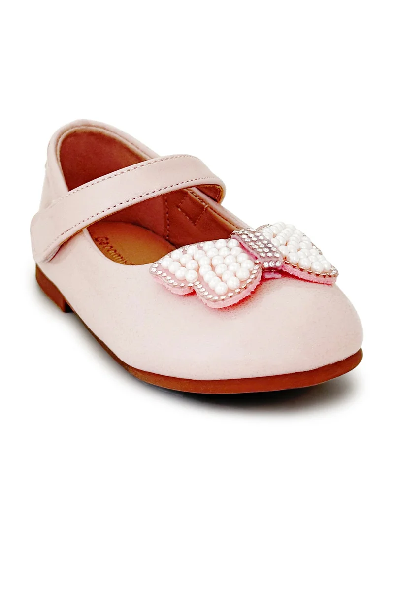 جيومني أحذية جيومني للراقصات للفتيات الرضعات – أحذية ناعمة مغلقة الأصابع للبنات الصغيرات، ملابس يومية مريحة ومناسبات خاصة