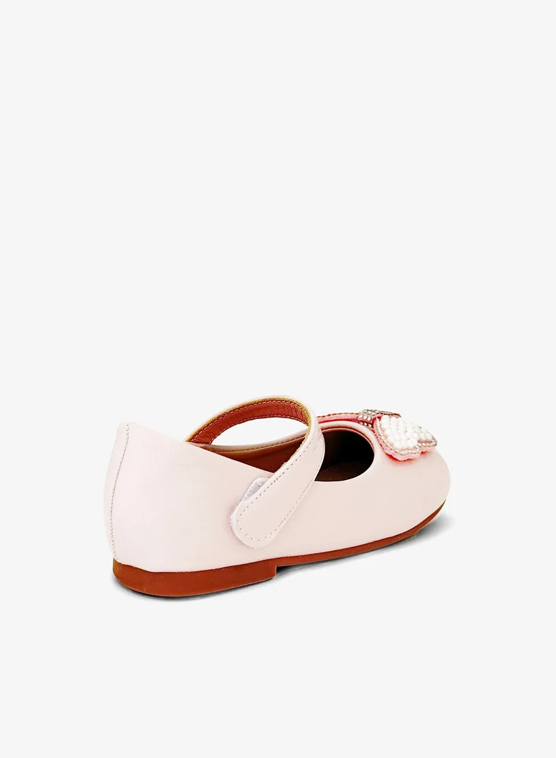 Geoomnii PINK Geoomnii Infant Girls Ballerina Shoes – Soft Closed-Toe Flats for Baby Girls, Comfortable Daily Wear & Special Occasions for Women | Best Price UAE