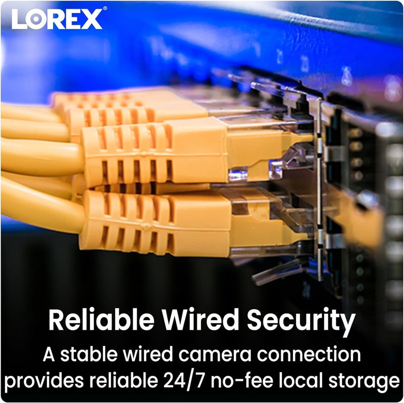 Lorex 4K 8MP IP PoE White Wired Security Dome Camera | Add-On Camera | Color Night Vision | Smart Motion Detection (Person/Vehicle) | Listen-in Audio | IP67 Weatherproof | Metal Housing - Image 5