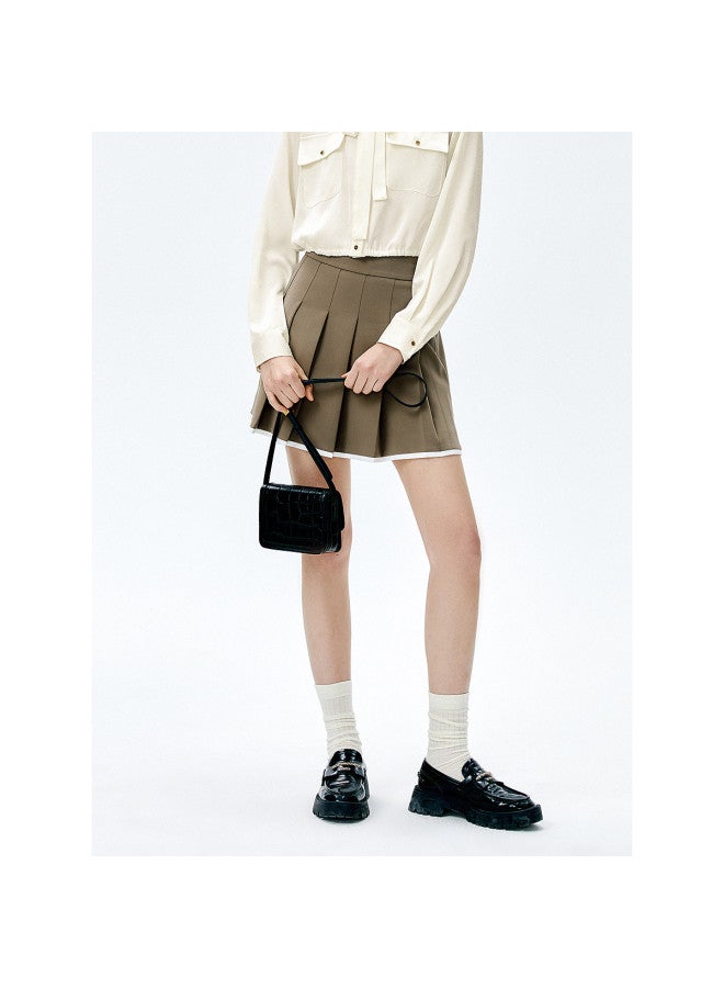 Waxbird Spring And Autumn Non-stretch High-waist Half Skirt For Women - Image 2