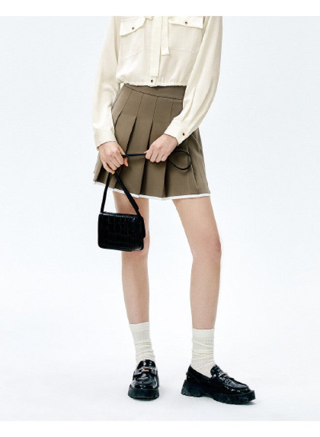 Waxbird Spring And Autumn Non-stretch High-waist Half Skirt For Women - Image 1