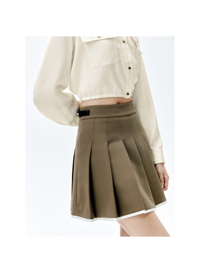 Waxbird Spring And Autumn Non-stretch High-waist Half Skirt For Women - Image 5