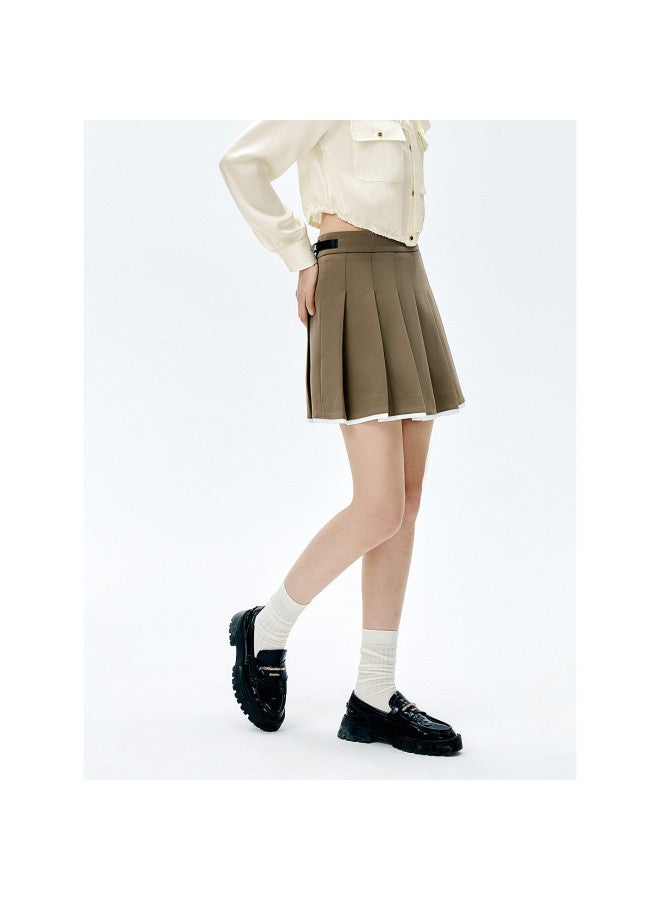 Waxbird Spring And Autumn Non-stretch High-waist Half Skirt For Women - Image 3