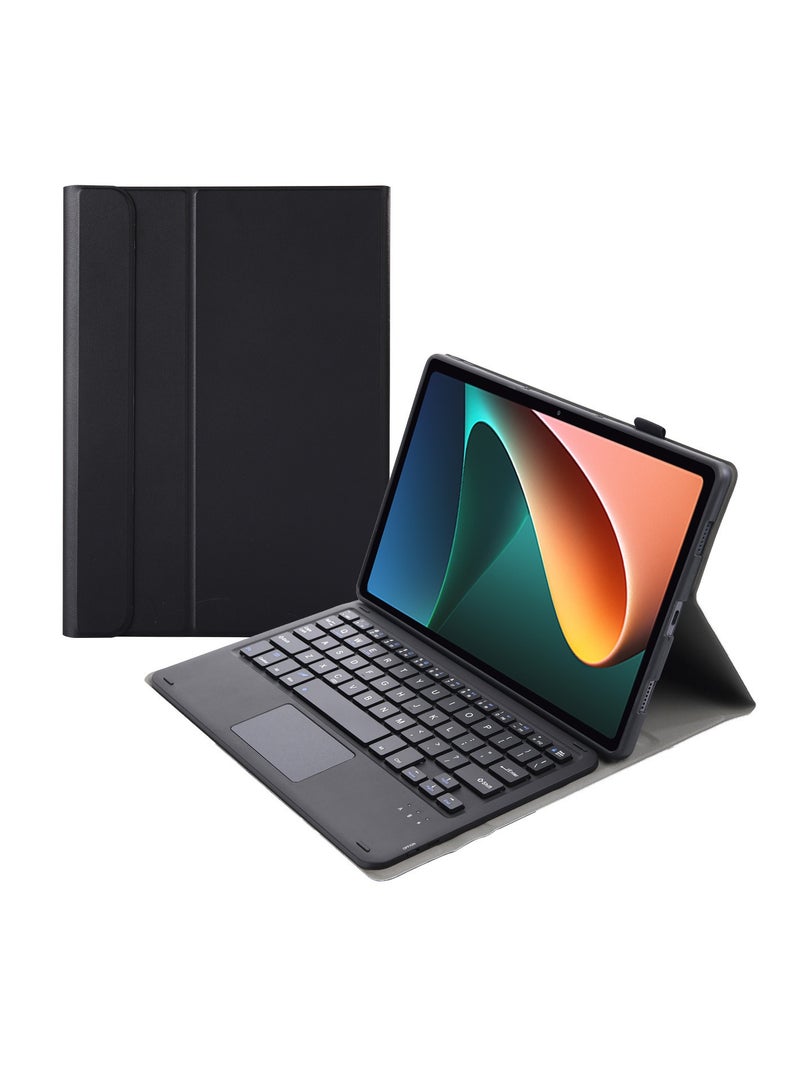 Bilingual keyboard cover and touch function compatible with Huawei MatePad 11 inch 2021/2023, magnetic detachable touchpad keyboard with pencil holder