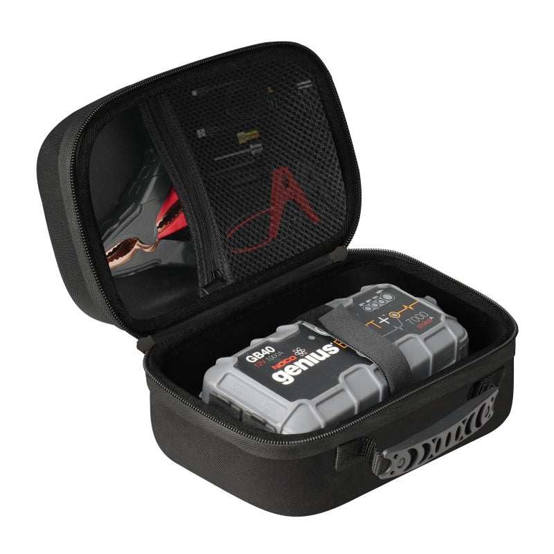 SARLAR حافظة حماية من EVA متوافقة مع NOCO GB20/GB40/GBX45/GB50 لمشغلات القفز، AstroAI S8/NEXPOW/BIUBLE/BUTURE/HULKMAN حتى 8.2" × 4.7" × 3.5" يمكن تخزينها جميعًا، حقيبة سفر محمولة فقط - Image 1