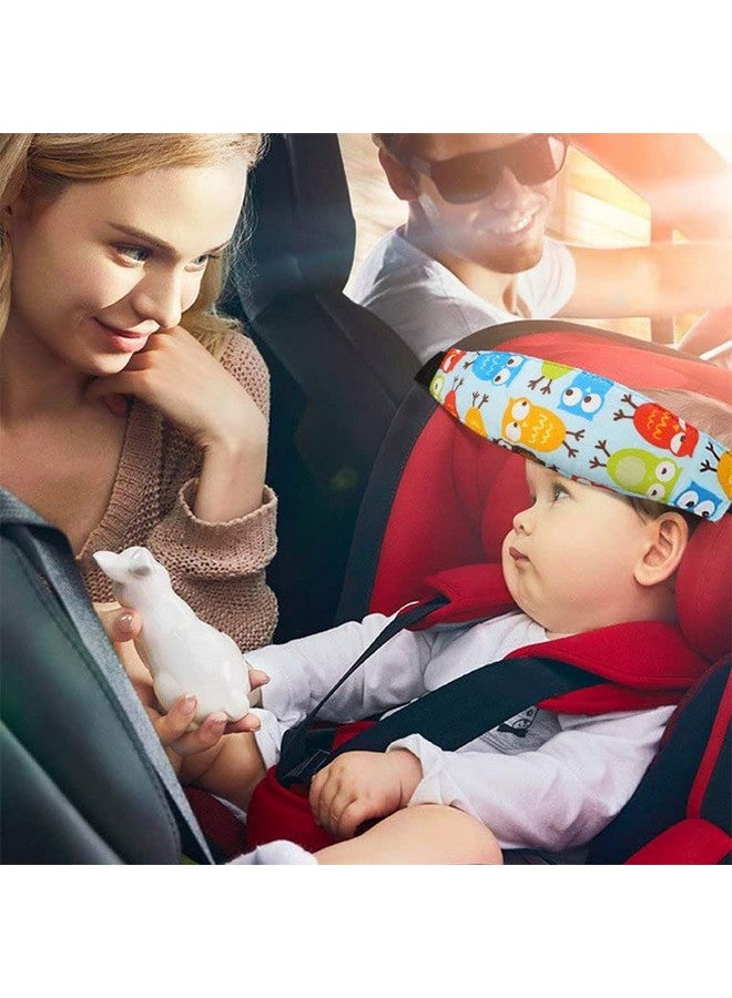 Ximimark إكسيميمارك 2 قطع وسادة أمان سيارة قابلة للتعديل للأطفال دعم رأس الرضع عربة الأطفال الربط - Image 2