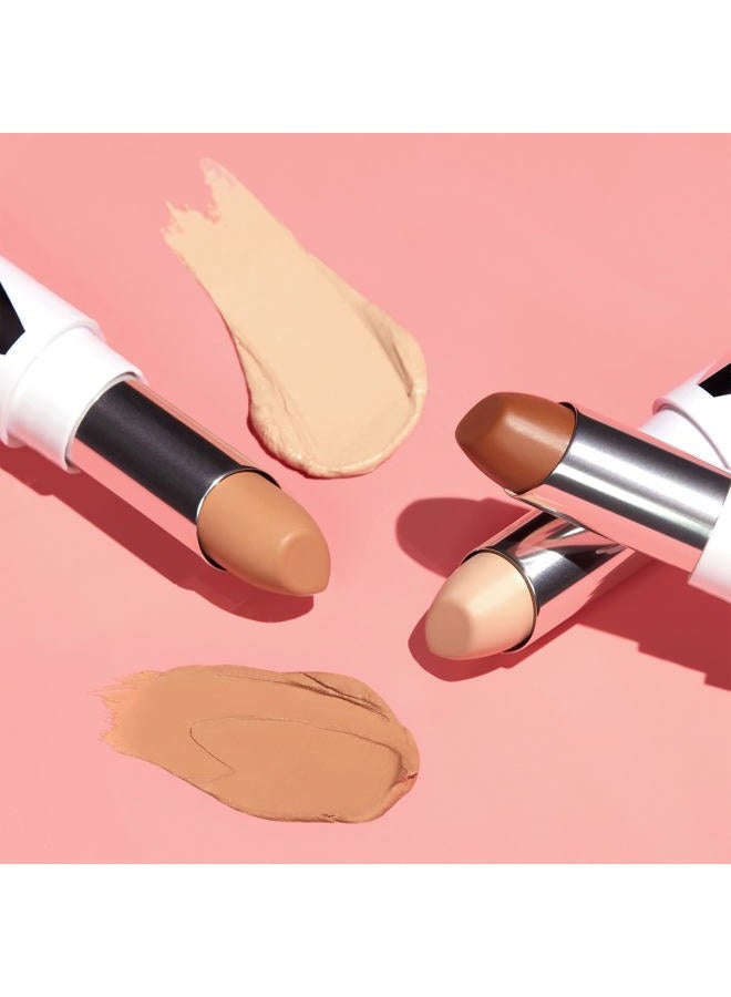 Almay Skin Perfecting Comfort Concealer, Face Makeup, Full Coverage, Natural Looking Finish, Cruelty-Free, Hypoallergenic, Dermatologist Tested, 120 Light, 1 Count - Image 2