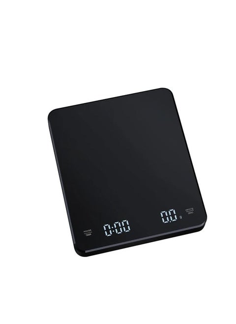 Liying Digital Coffee Scale with Timer, Rechargeable Coffee Scale for Pour Over and Drip Coffee, 3kg/0.1g Digital Espresso Scale with Tare Function