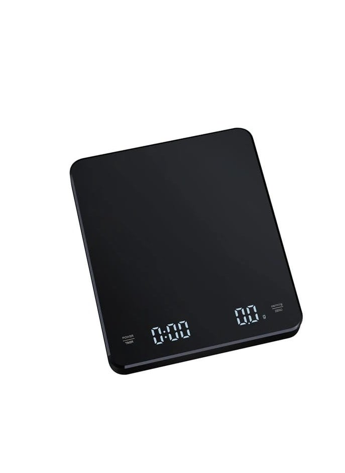 Liying Digital Coffee Scale with Timer, Rechargeable Coffee Scale for Pour Over and Drip Coffee, 3kg/0.1g Digital Espresso Scale with Tare Function