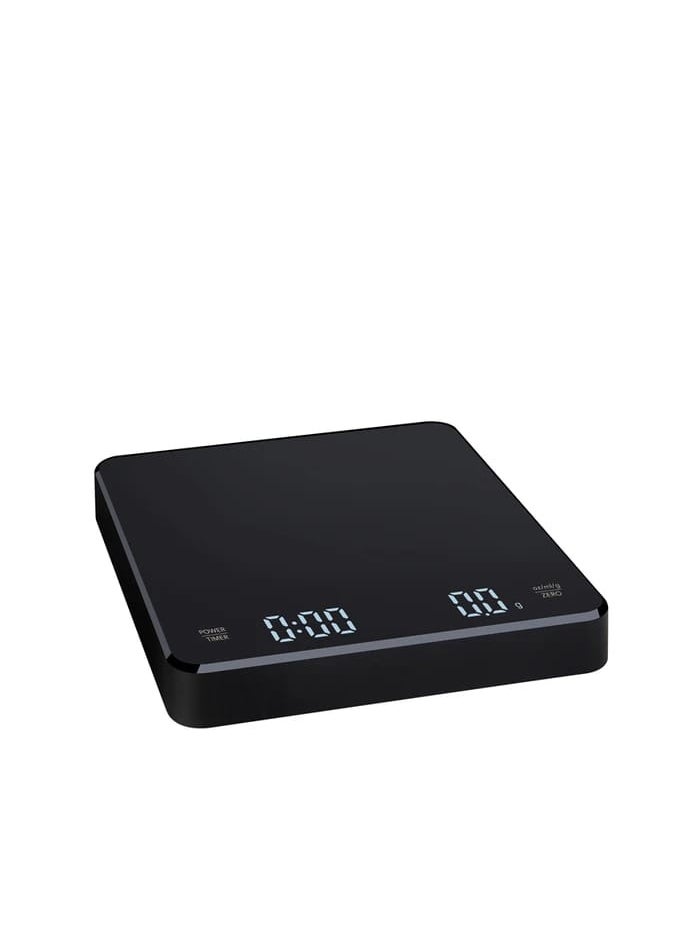 Liying Digital Coffee Scale with Timer, Rechargeable Coffee Scale for Pour Over and Drip Coffee, 3kg/0.1g Digital Espresso Scale with Tare Function