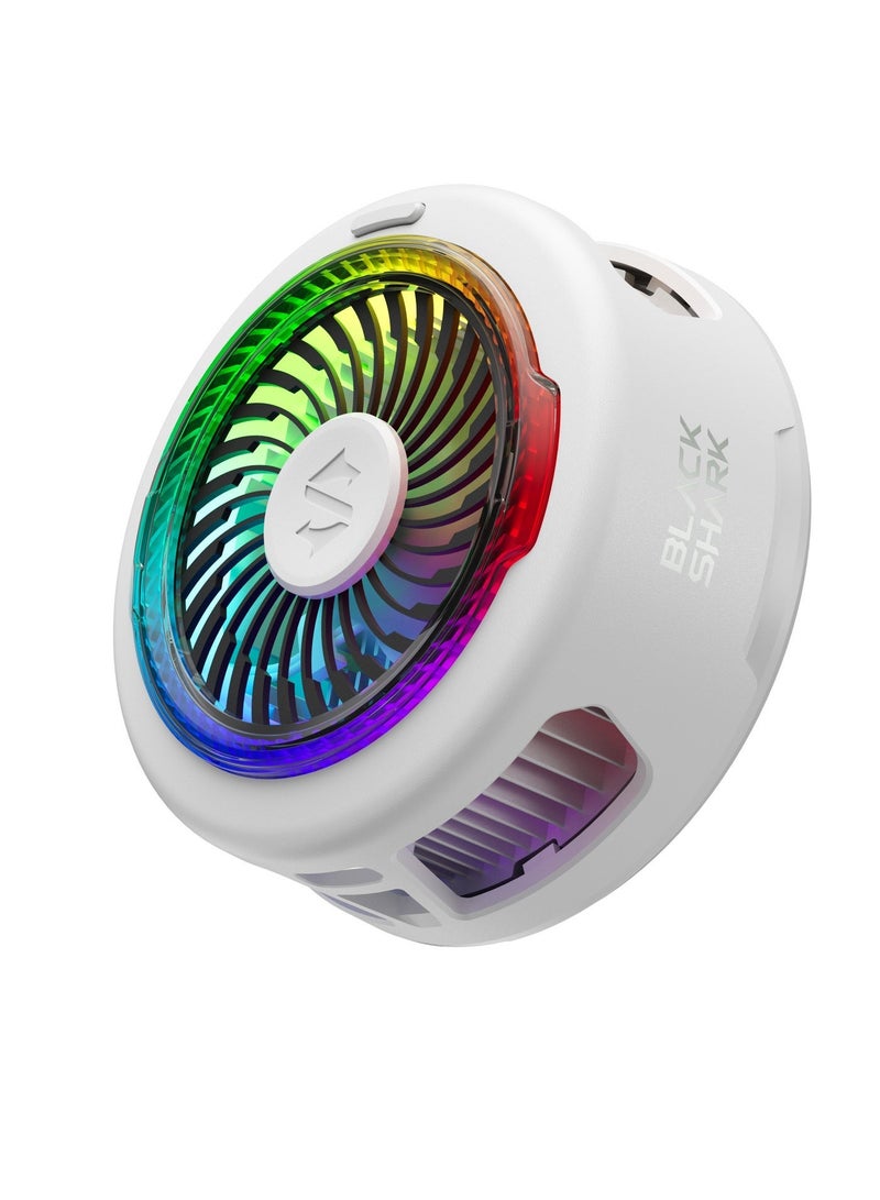 Black Shark Magnetic  Cooler 6 Magnetic Phone Cooler – 25W ICECOLD Cooling Fan with RGB Lighting, Smart App Control, Ultra-Quiet Design for iPhone Magnetic Series, iPad & Gaming Smartphones - Image 1