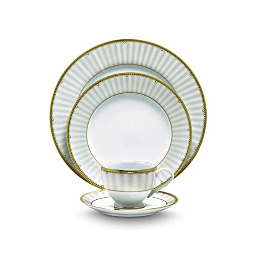 Noritake Japan - Porcelain Katori Set of 6 pcs, Service for 6 - Luxury Dining and Kitchen Set - Hearth Collection Monarch Gold Katori Set - Image 1