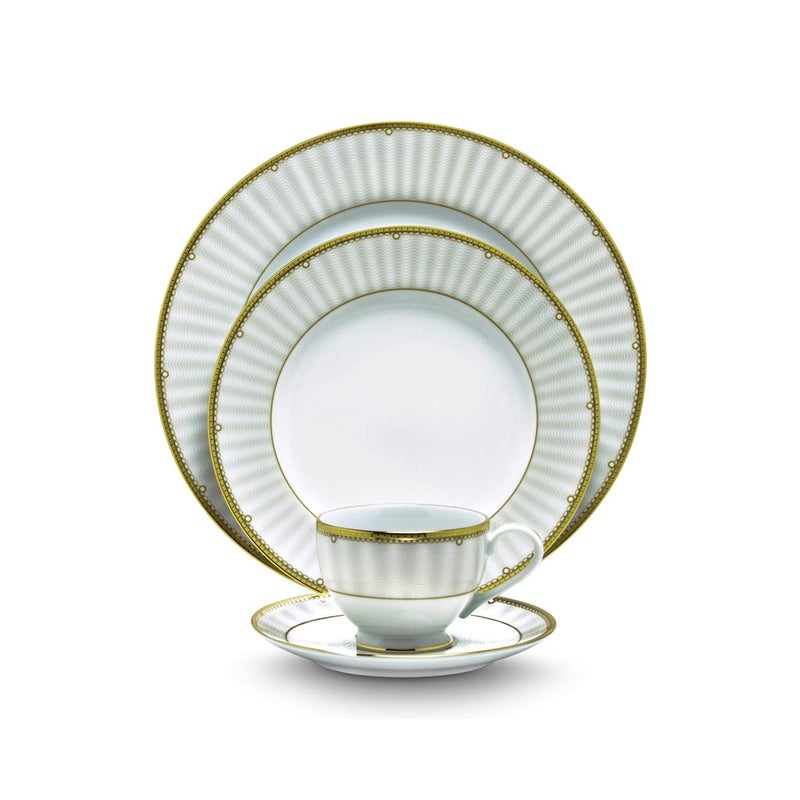 Noritake Japan - Porcelain Katori Set of 6 pcs, Service for 6 - Luxury Dining and Kitchen Set - Hearth Collection Monarch Gold Katori Set - Image 3