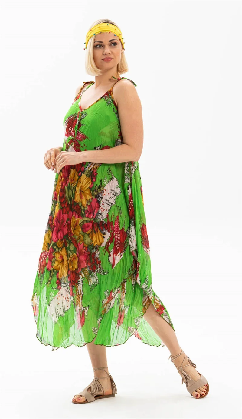 اليش شيل بيزي Floral Print Dress