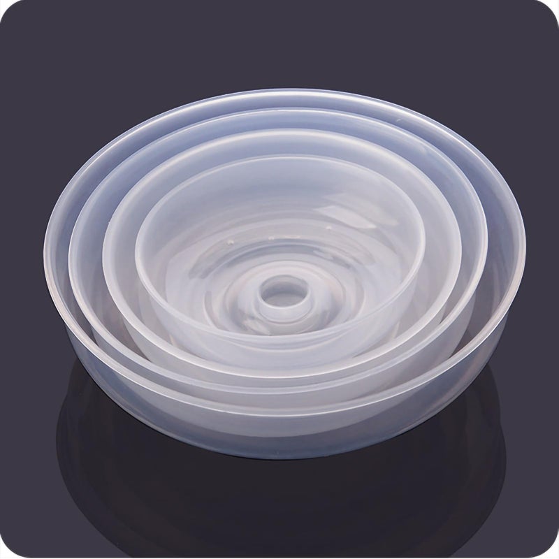 Large 20cm Transparent PP Microwave Oven Cover Food Splatter Guard Safety Health Design - Image 3