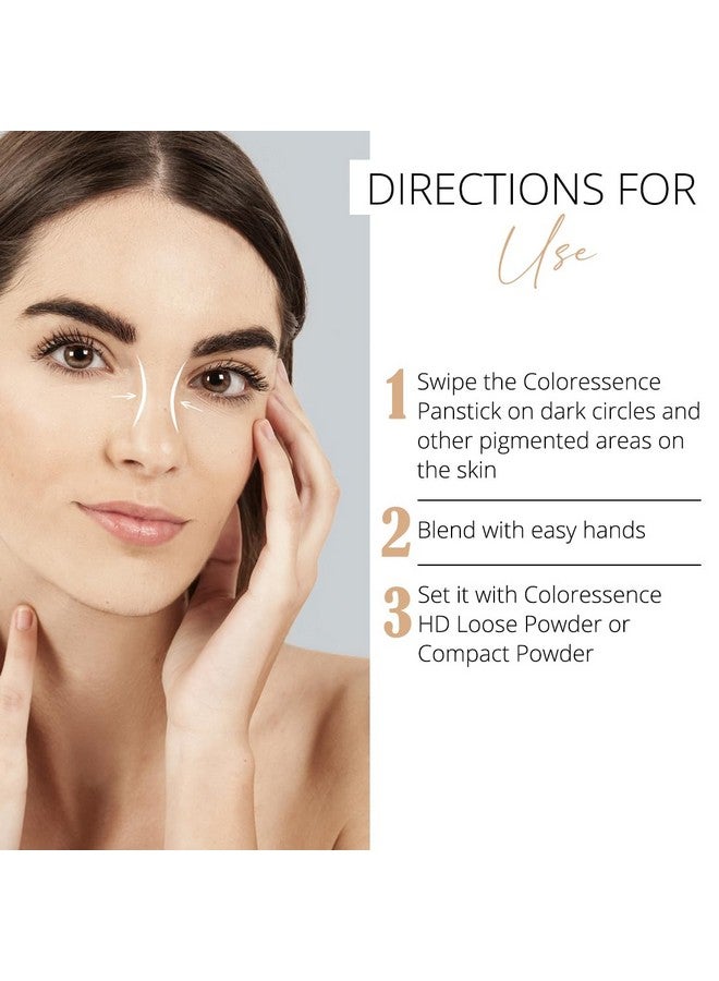 كالرسينس كريم أساس Coloressence Matte Finish Hd Stick لإضاءة البشرة بتغطية كاملة مع تركيبة مرطبة للغاية لجميع أنواع البشرة - بيج وردي، 1 قطعة - Image 4