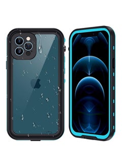 iPhone 12 Pro Case Waterproof IP68 Full Seal Underwater Cover with Built-in Screen Protector Heavy Duty Anti-Scratch Shockproof Snowproof Dustproof Waterproof Case for iPhone 12 Pro 6.1" 5G, Teal